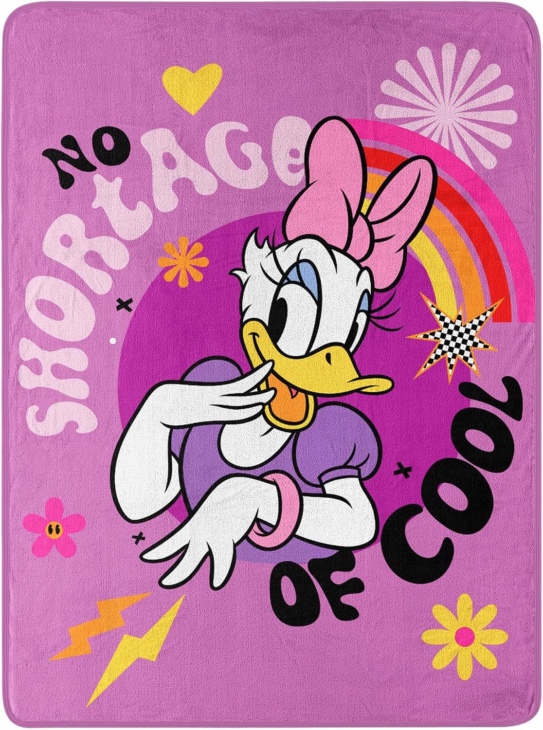 Northwest Pato Donald\/Pata Daisy Manta de Micro Raschel, 46" x...
