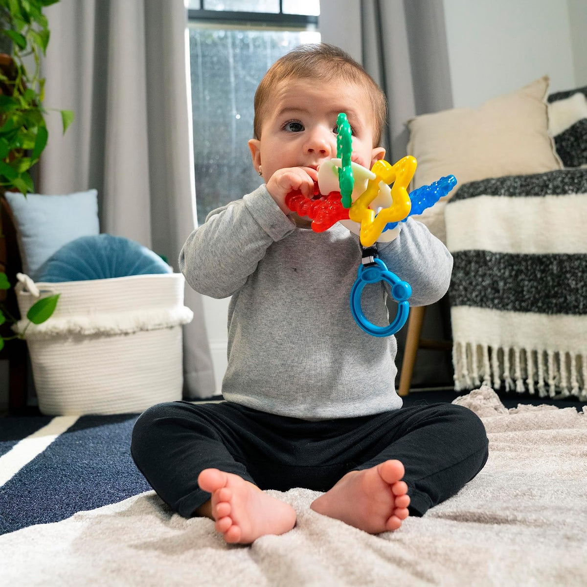 Baby Einstein Ocean Explorers Sea of Sensory - Juguete mordedor sen...