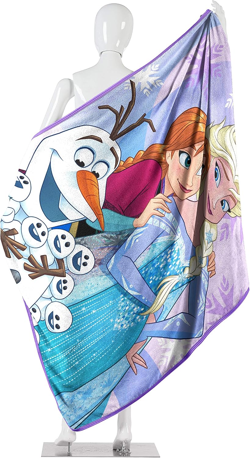 Northwest Frozen Micro Raschel - Manta de 46 x 60 pulgadas, Snow Hugs