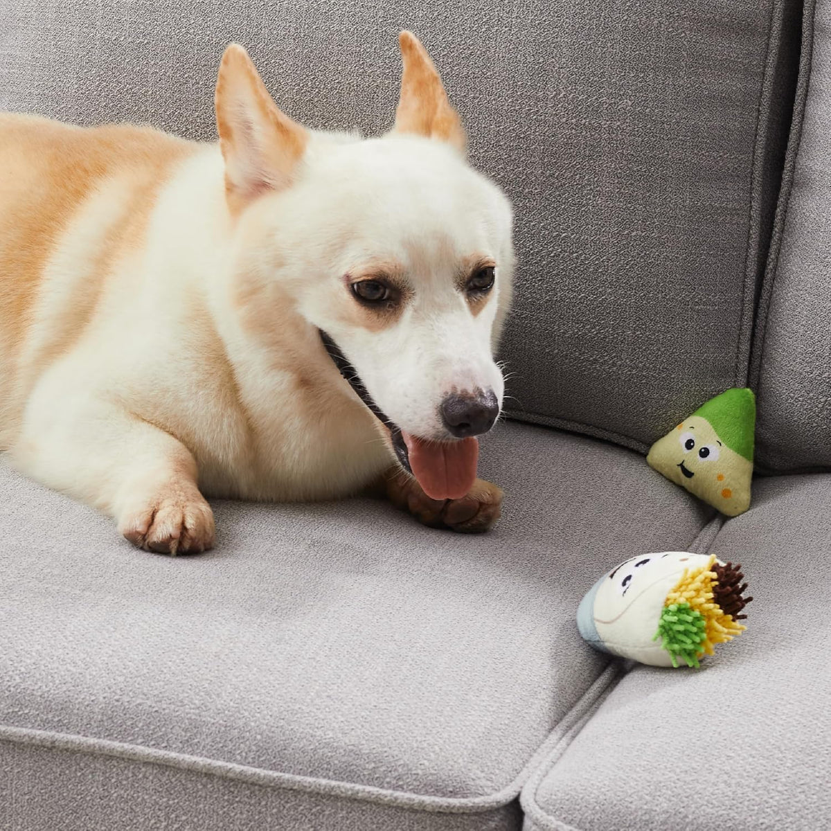 Outward Hound Hide A Taco peluche de juguete para perros