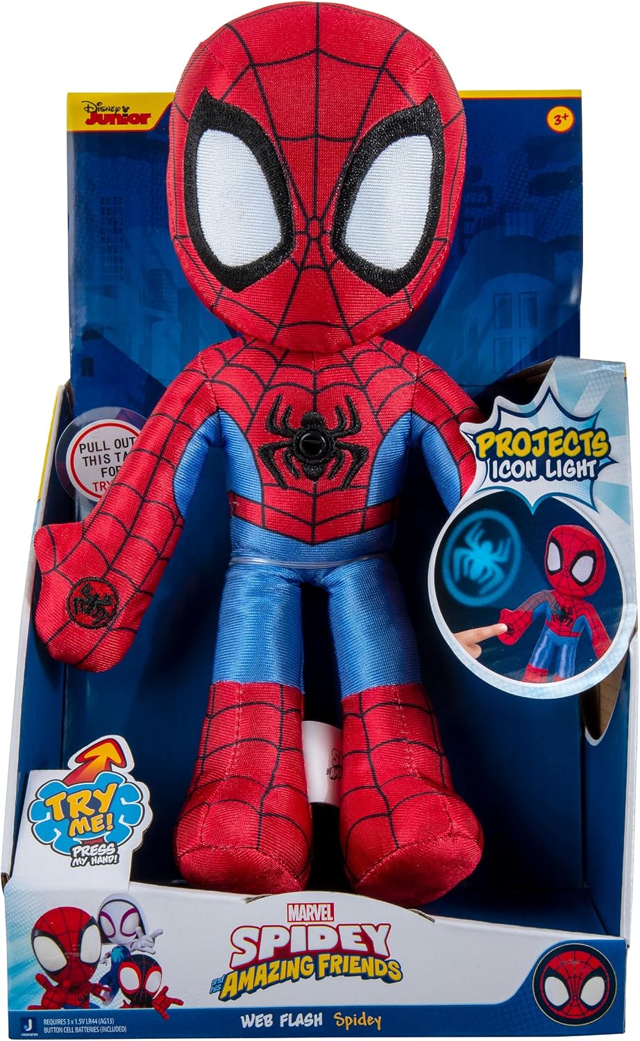 Marvel Spidey and His Amazing Friends Web Flash Spidey Peluche - Pe...