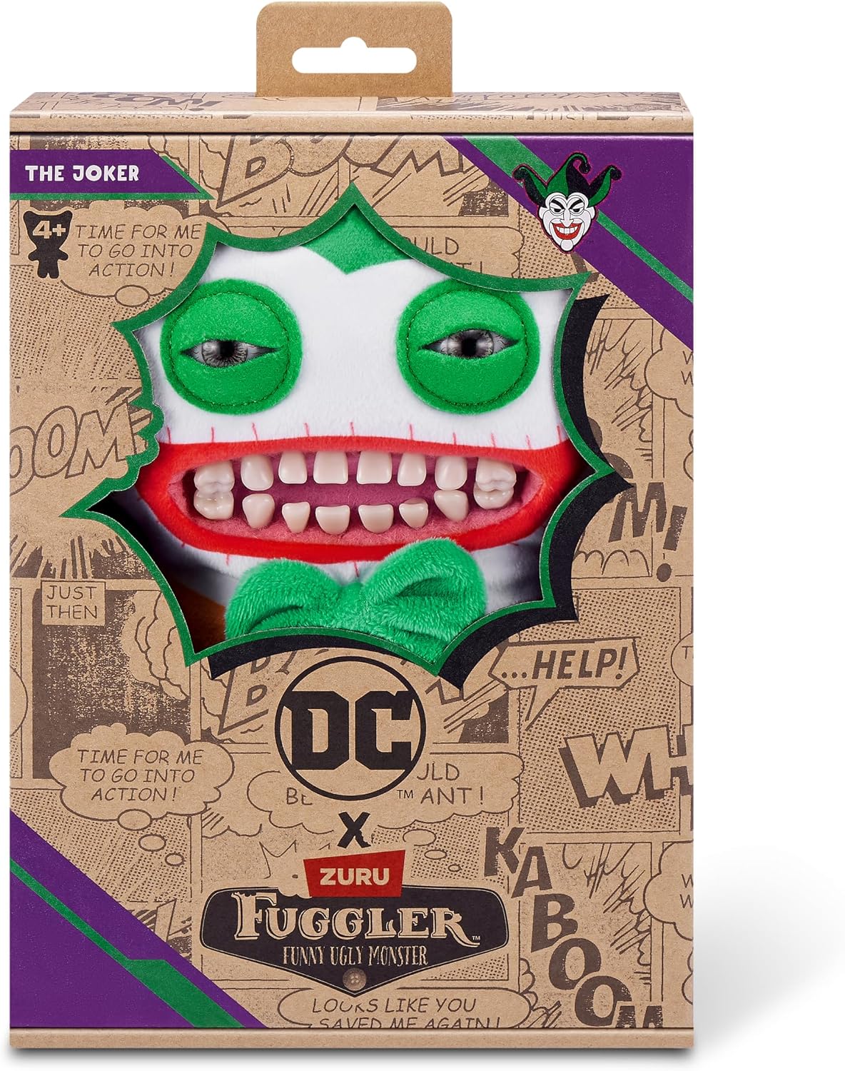 Fuggler x DC por ZURU Monstruo Divertido y Feo, de Peluche, Colecci...