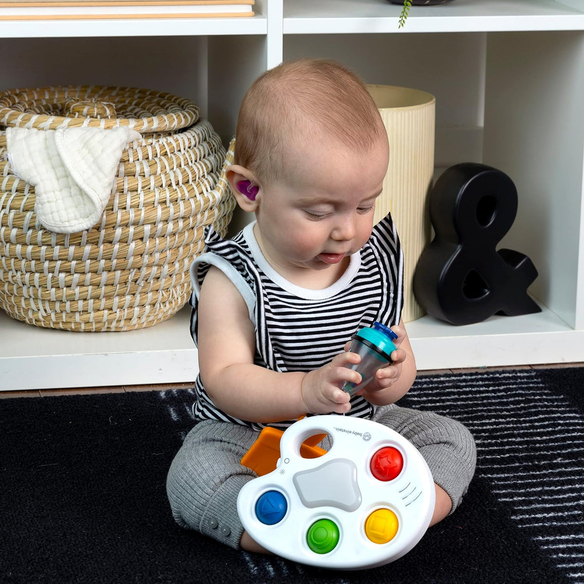 Baby Einstein Juguete Sensorial Fidget Popper con Paleta de Colores...