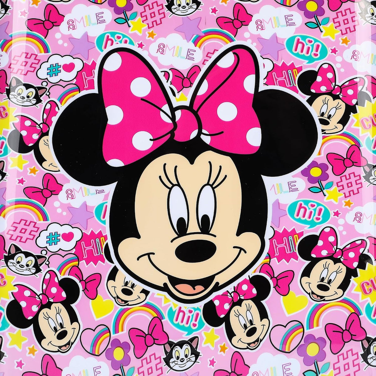 Bioworld Minnie Mouse Classic Maleta de equipaje para niños de 4 ru...