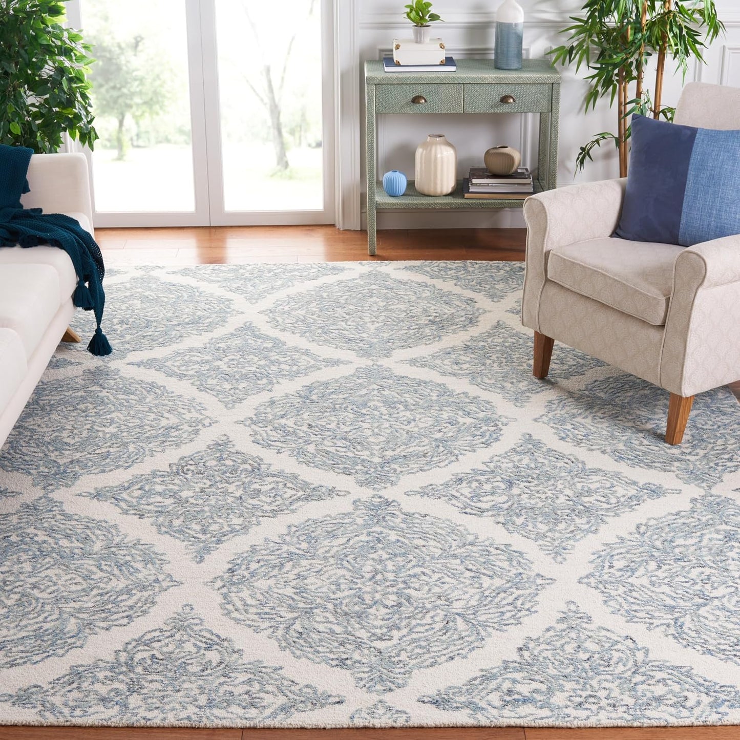 SAFAVIEH Abstract Collection - Alfombra de área de 10 x 14 pies, ma...