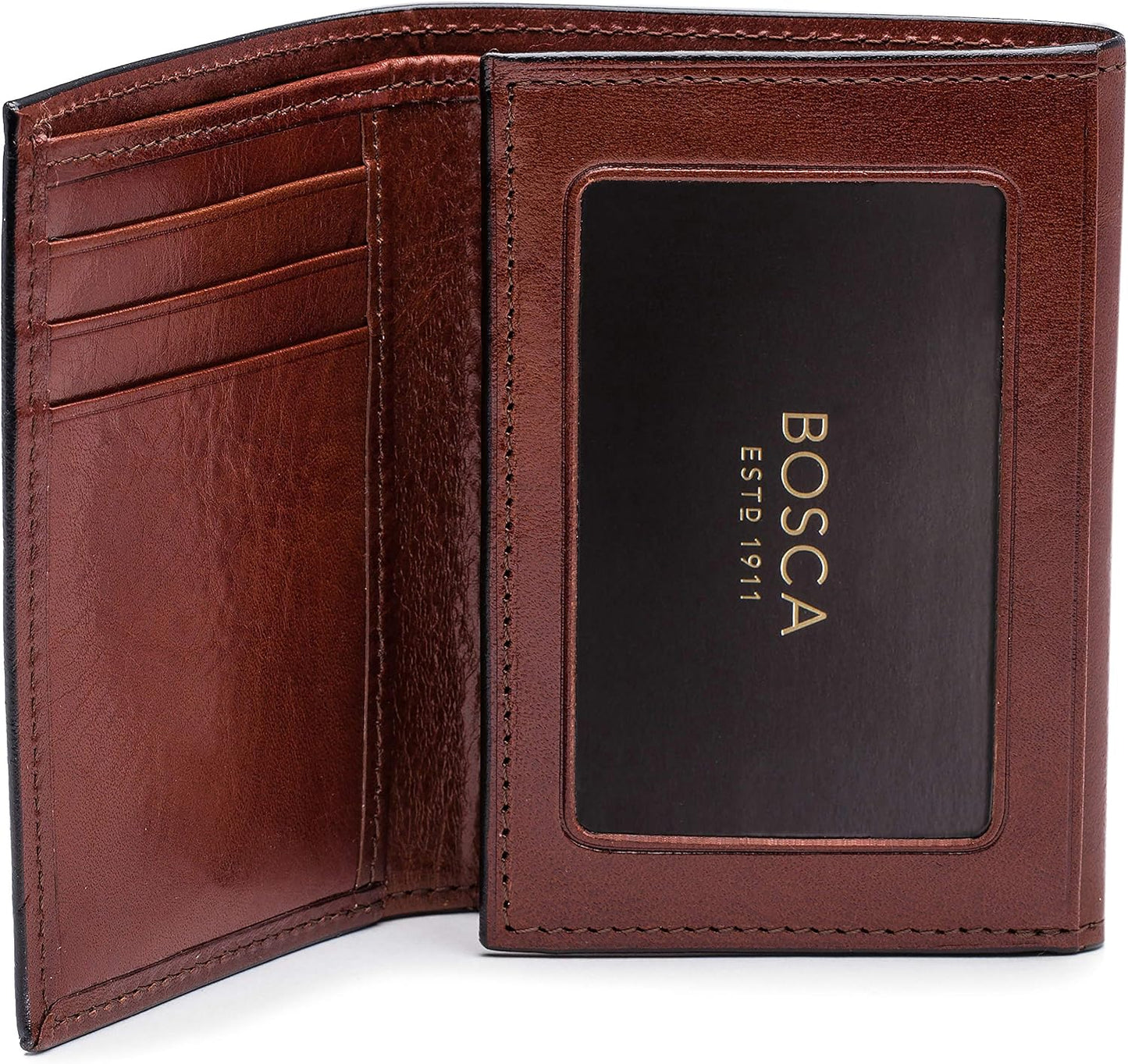 Bosca Doble I.D. Trifold para hombre