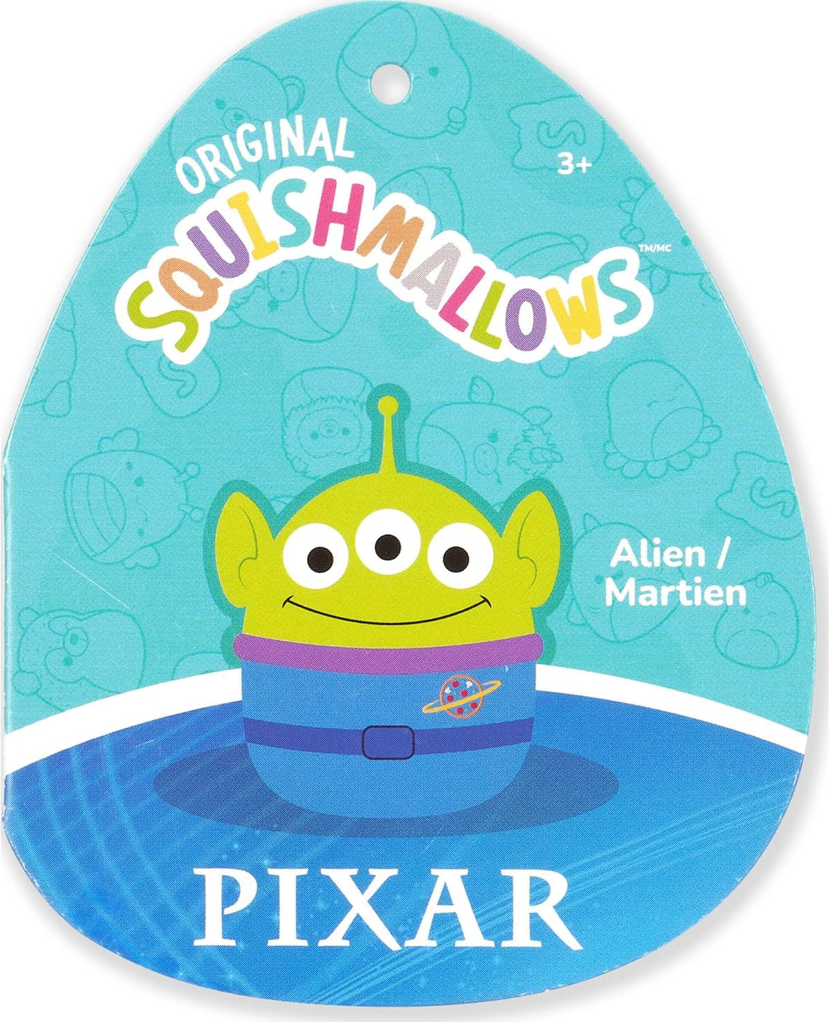 Squishmallows Original Disney Pixar "Toy Story" Alien - Pel...