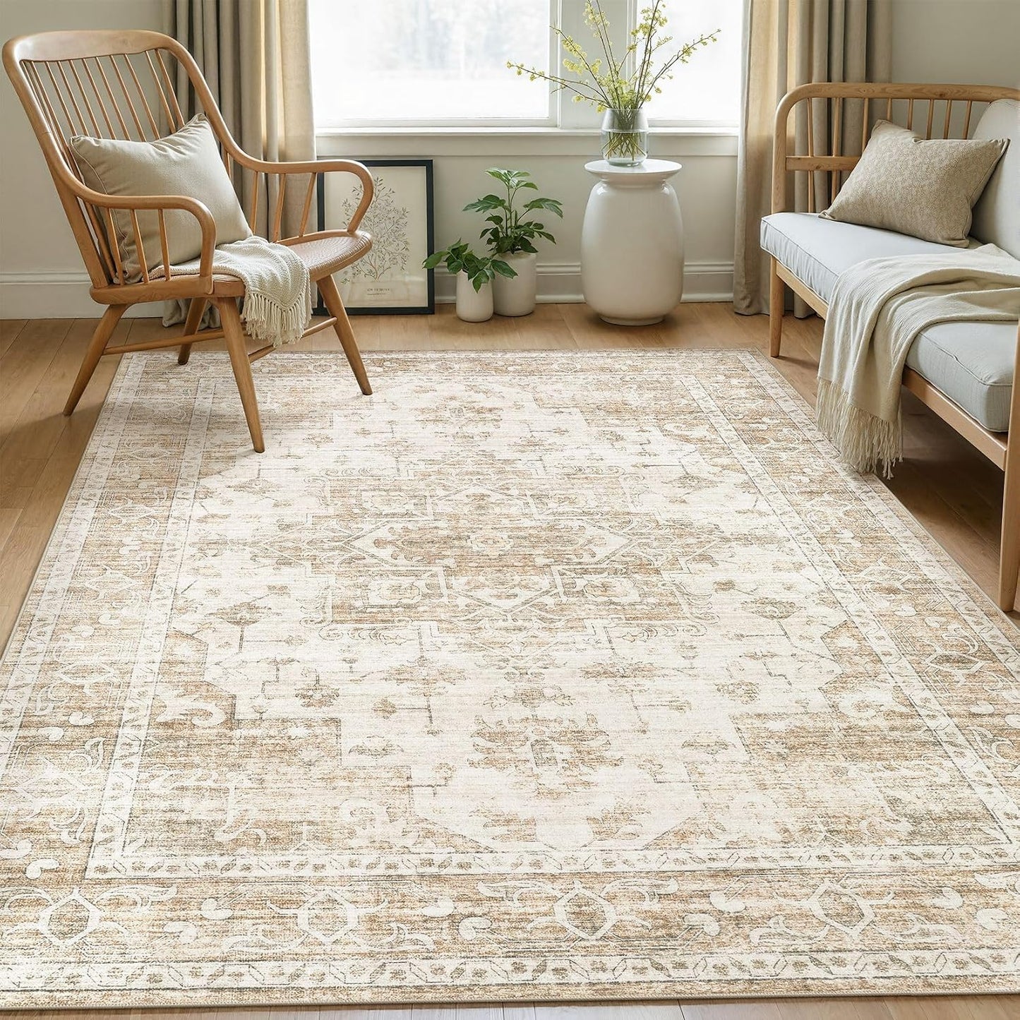 ELLIUNE Alfombras lavables de 6 x 9 pies, suaves, grandes, de 6 x 9...