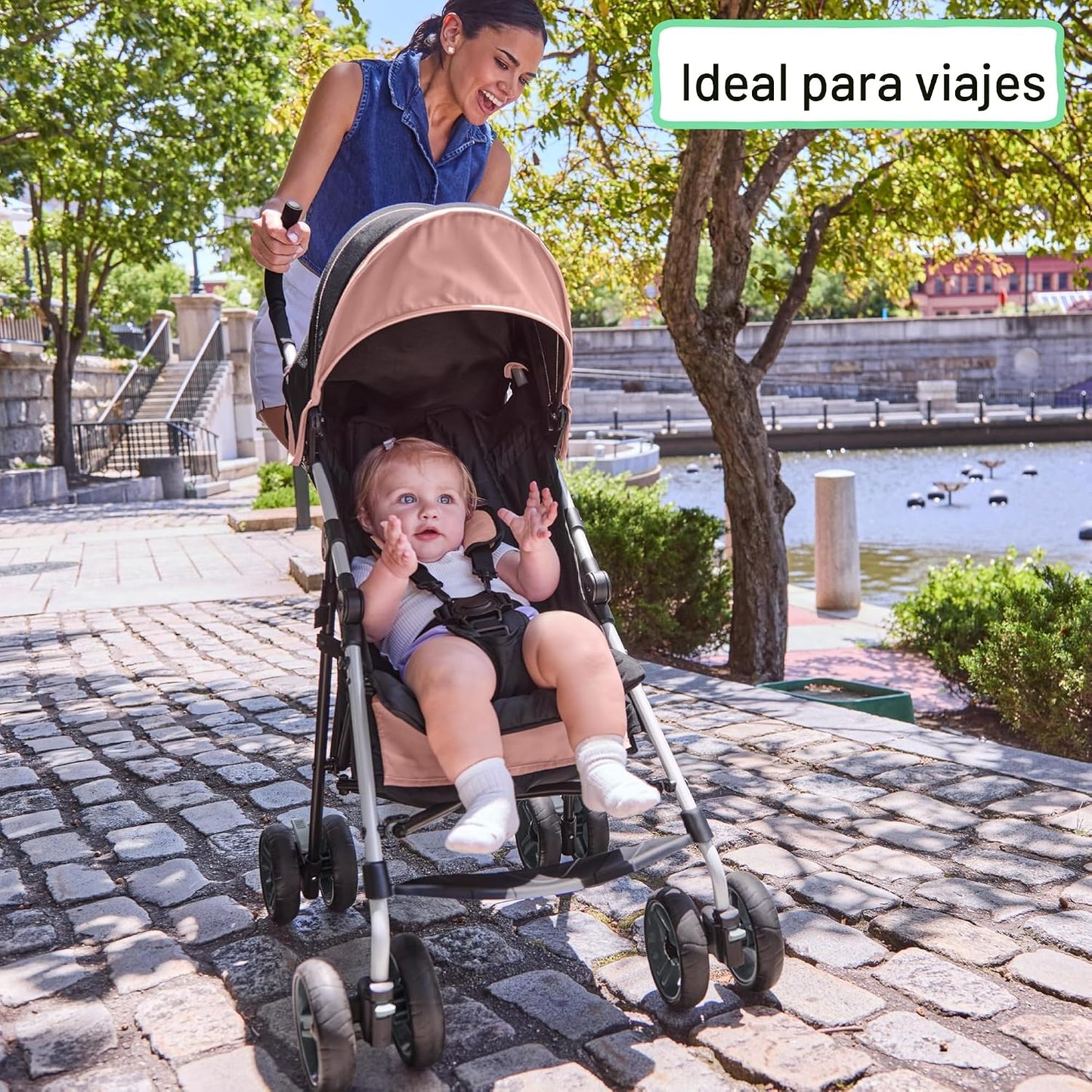 Ingenuity Cochecito de Conveniencia 3D Mini \u2013 Cochecito Ligero...