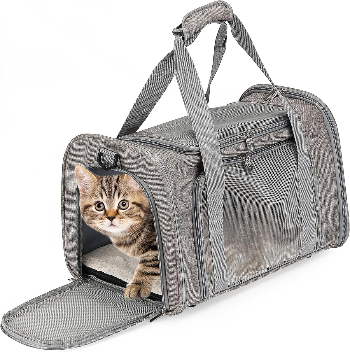 Mr. Pen - Transportador para mascotas, 17.5 x 11.2 x 11.5 pulgadas,...