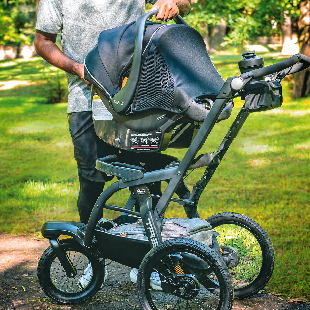 Chicco TRE Cochecito para correr, cochecito de bebé y asiento de au...