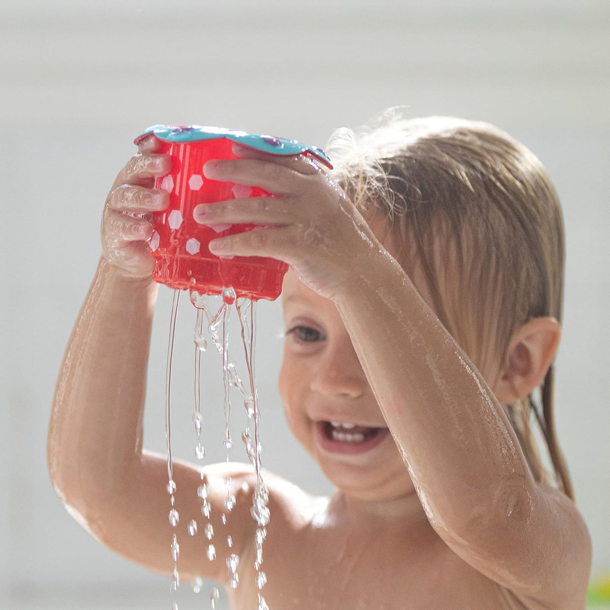 Nuby Tazas para Baño Apilables Splish Splash de 5 Piezas, Juguetes...