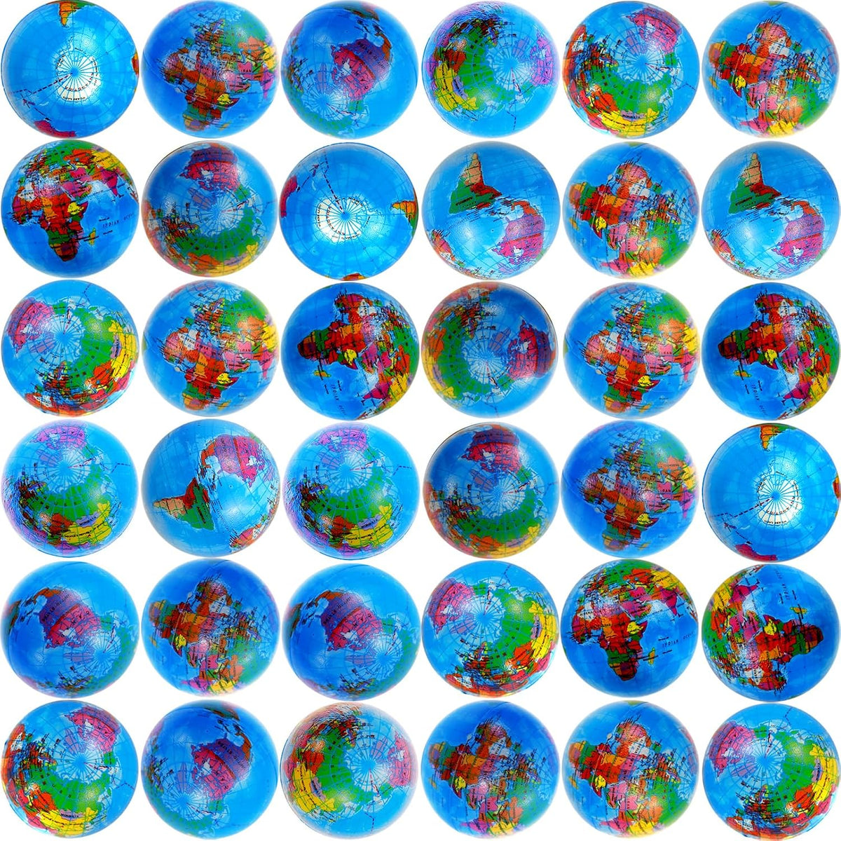 Oleitodh - 60 bolas de globo para apretar a granel, bolas de alivio...