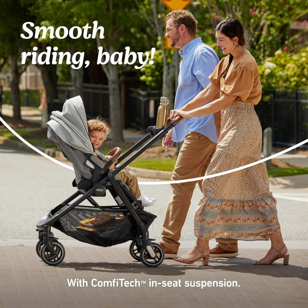 Graco Premier Modes Merge - Carriola con ruedas EZ Spin para rotaci...