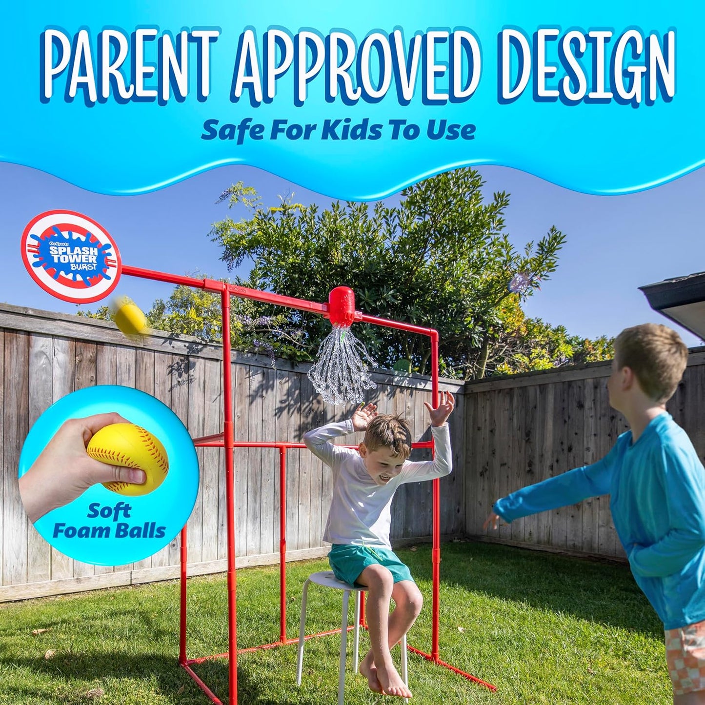 GoSports Juego de Agua para Patio para Niños y Adultos - Torre de S...