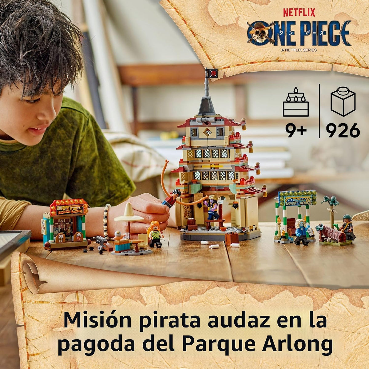 LEGO UN PEZZO Batalla en el Parque Arlong Bloques de Construcción -...
