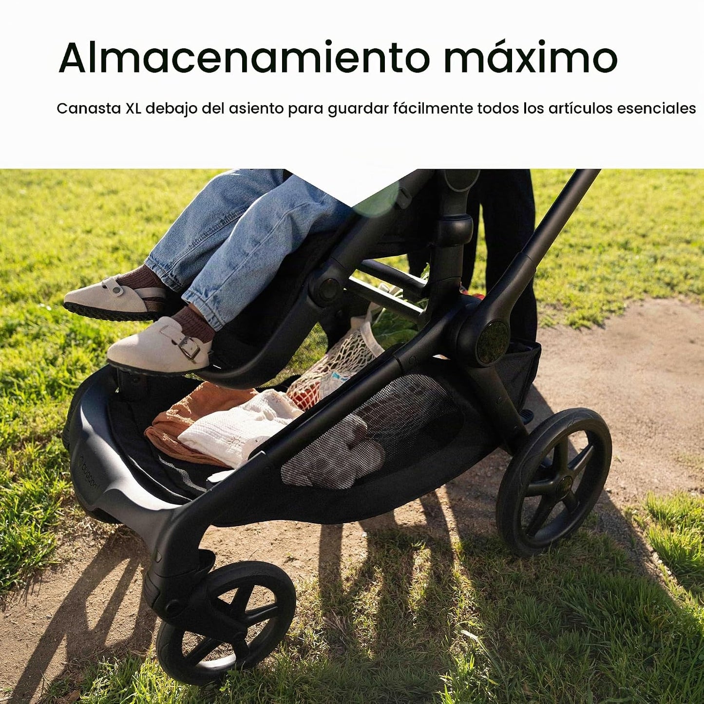 Bugaboo Kangaroo - Asiento de cochecito tándem individual a doble t...