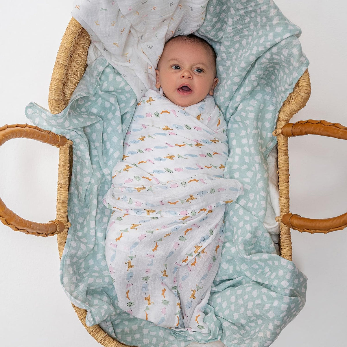 aden + anais Essentials - Manta de muselina de algodón, transpirabl...
