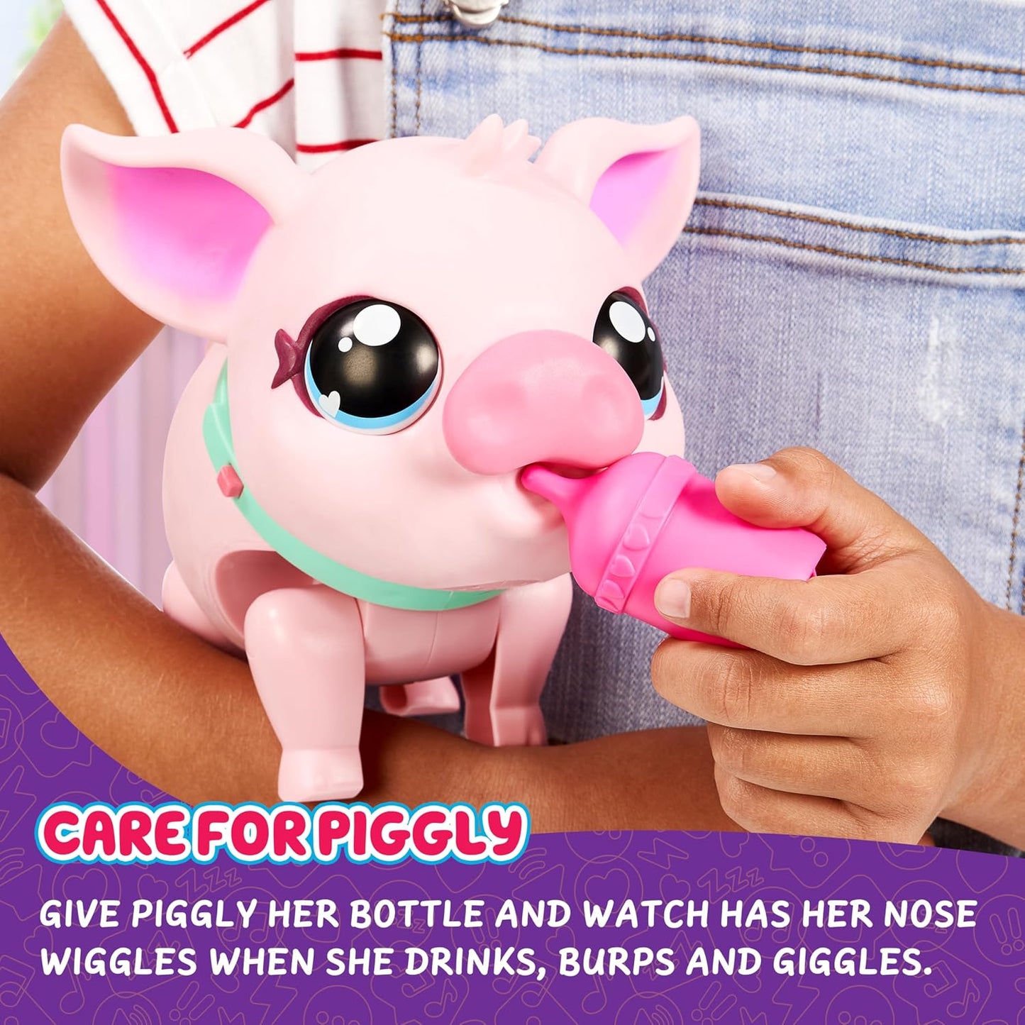 Little Live Pets My Pet Piggly the Toy Pig, juguete interactivo con...