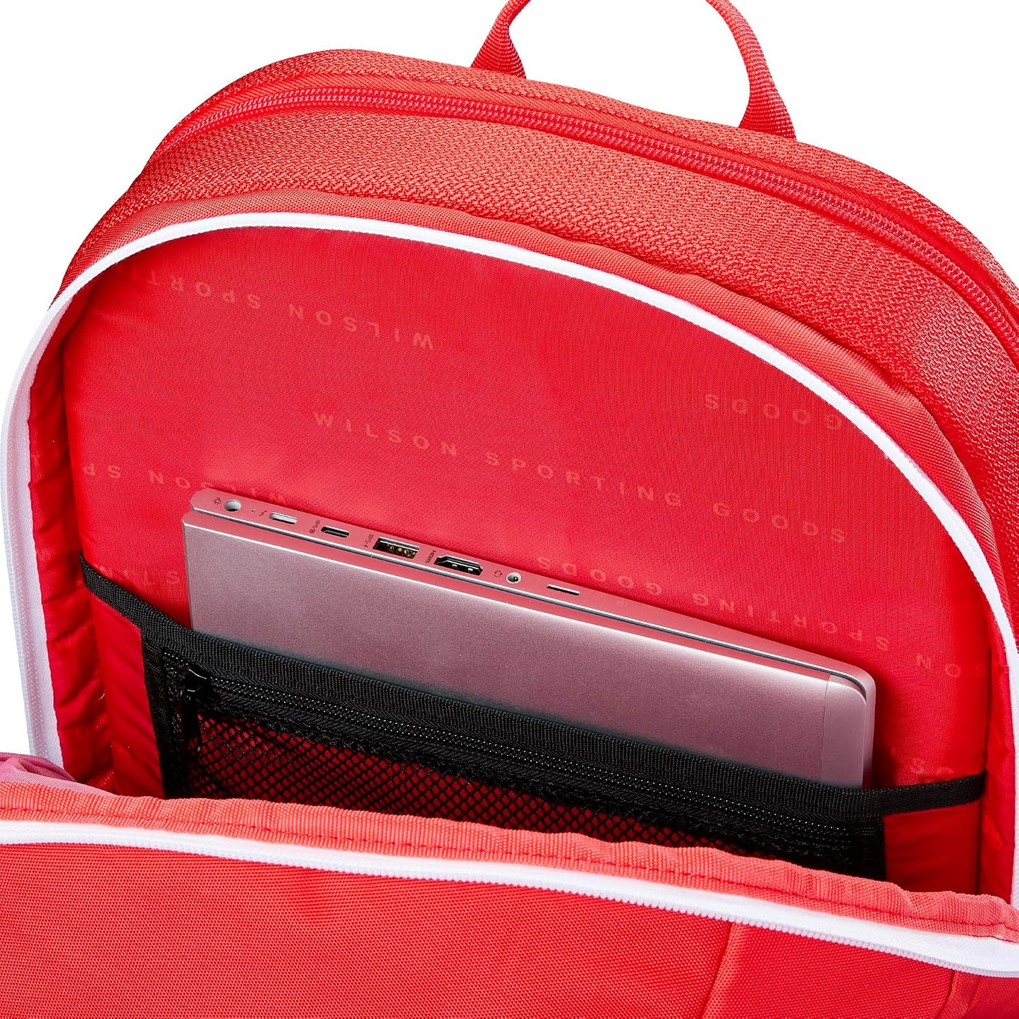 WILSON Tour Padel Mochila - Capacidad para 1 pala de pádel, rojo\/b...