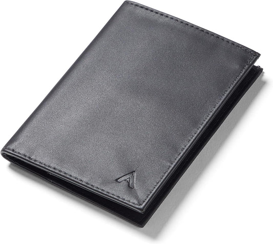 Allett Cartera Original | Delgada, Minimalista | Bloqueo RFID, Dobl...