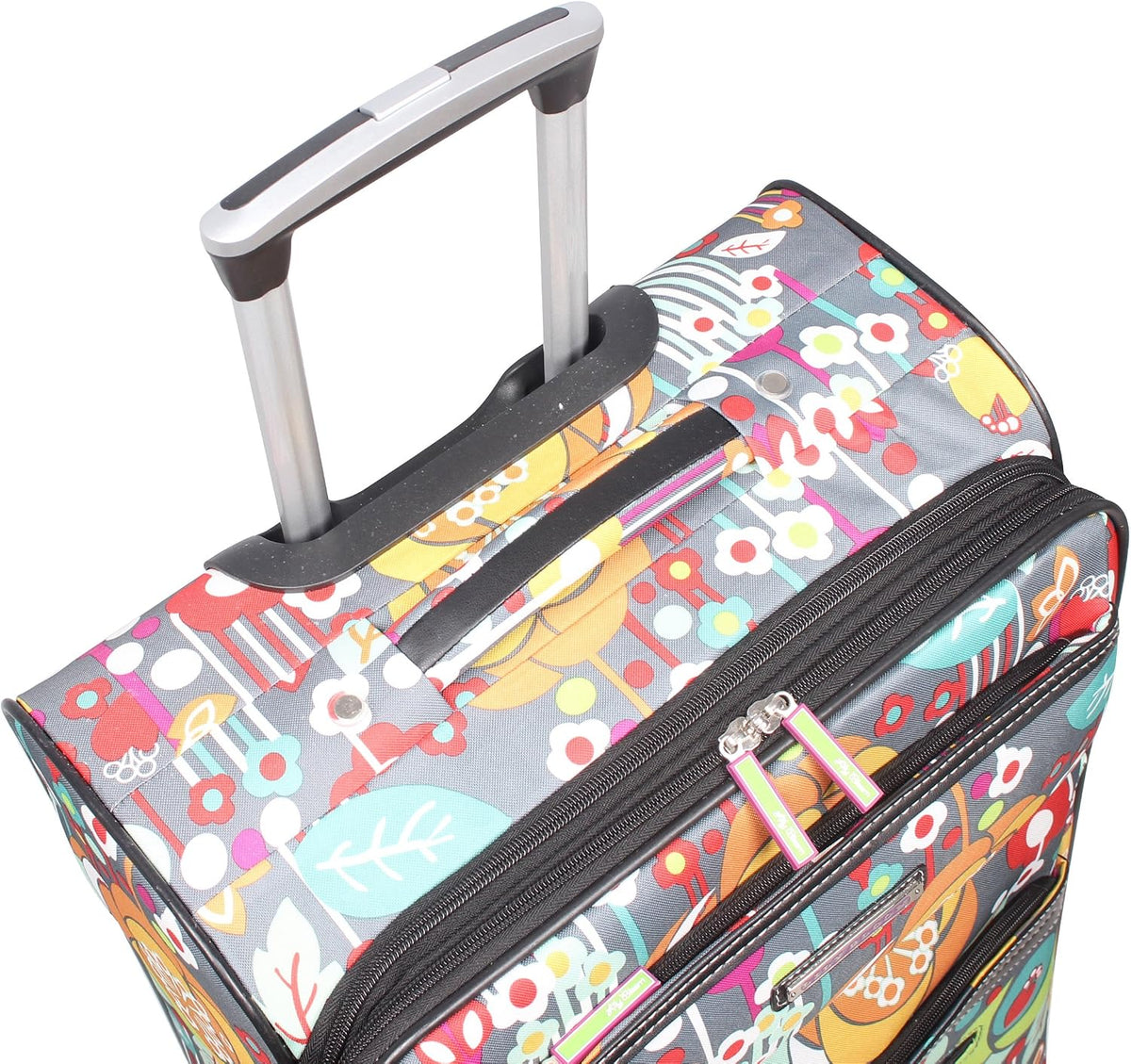 Lily Bloom - Equipaje con diseño estampado de 24 pulgadas, maleta s...