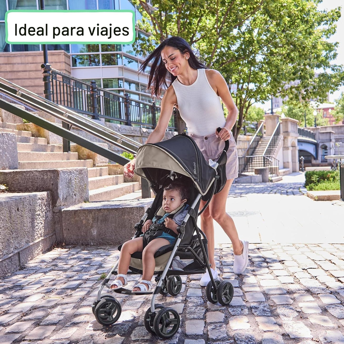 Ingenuity Mini cochecito 3D de conveniencia \u2013 Cochecito ligero...