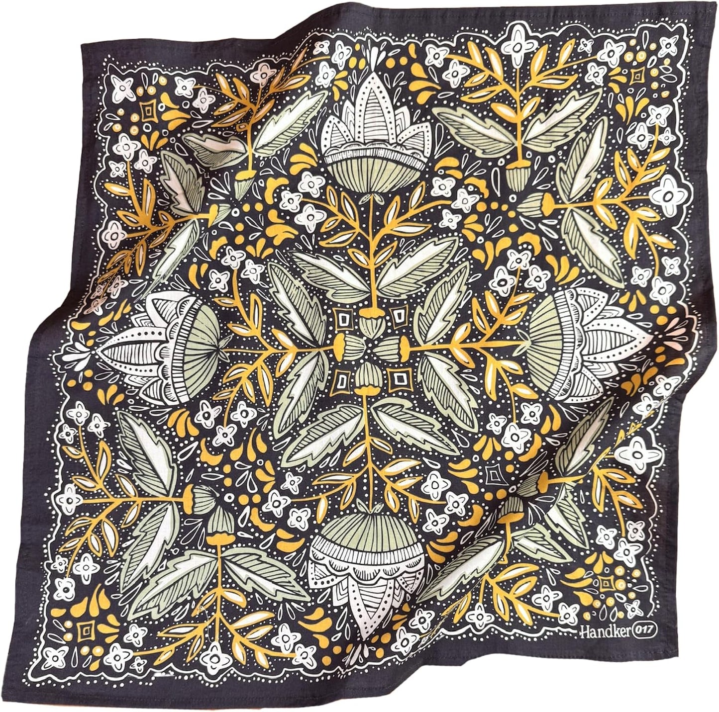 Handker Bandana de algodón prémium de 22 x 22 pulgadas para mujeres...