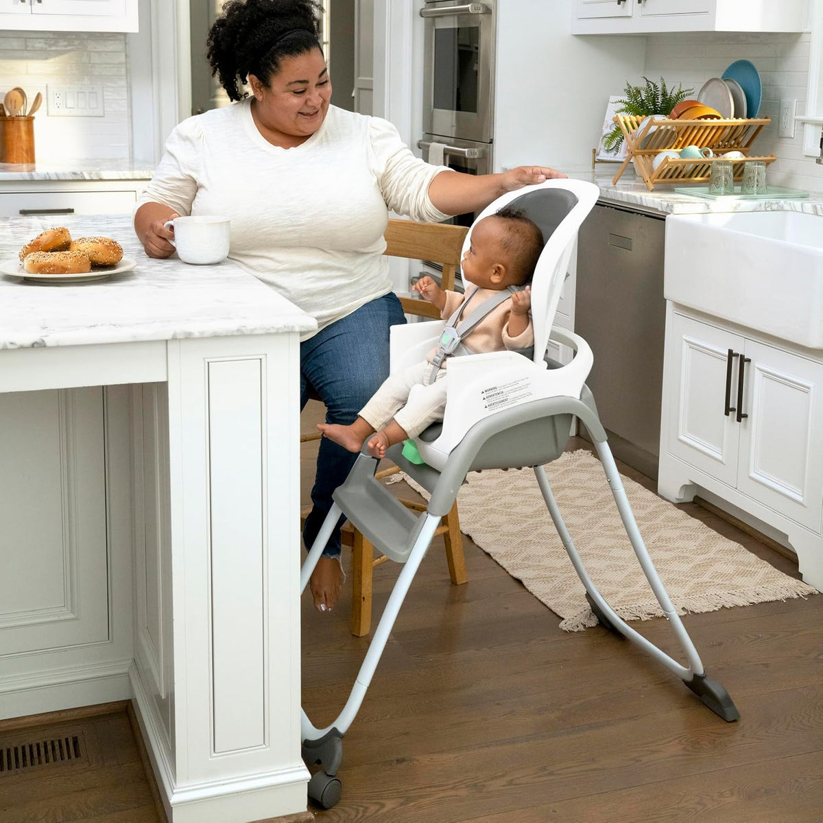 Ingenuity Full Course SmartClean - Silla alta 6 en 1, espuma EVA Sm...
