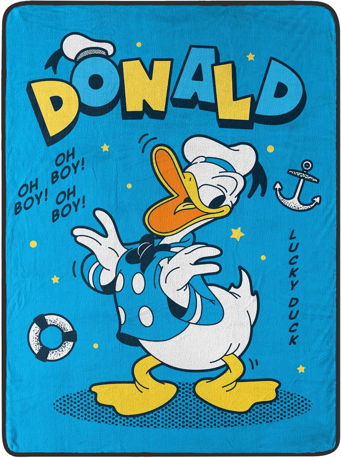 Northwest Donald Duck\/Daisy Duck Micro Raschel - Manta de 46 x 60...