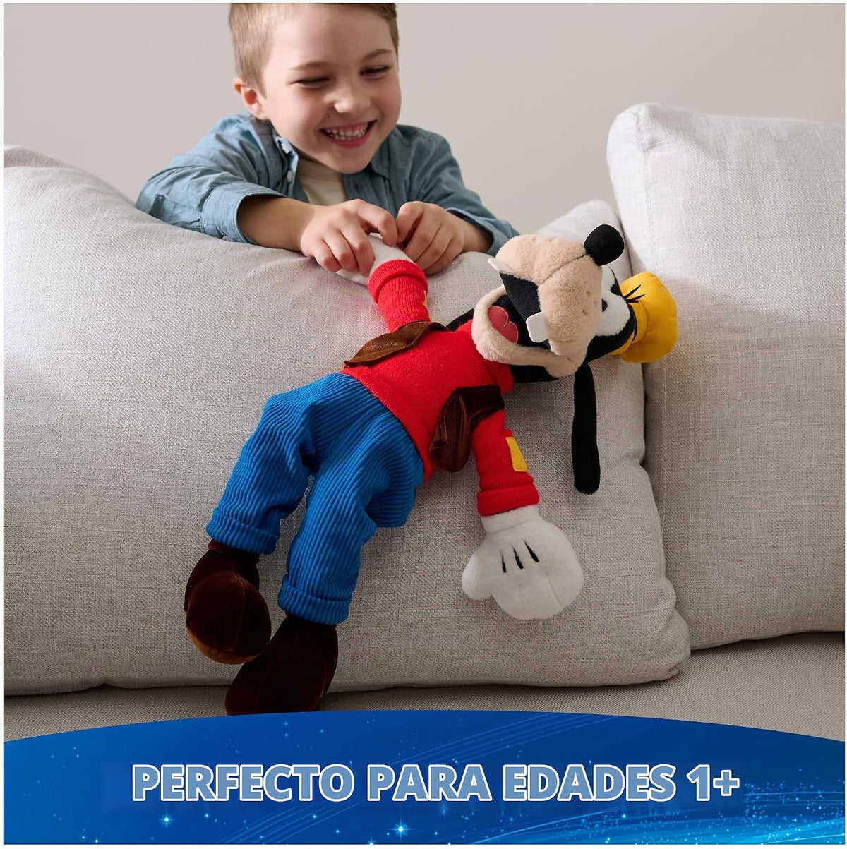 GUND Disney - Peluche oficial de Goofy de 14 pulgadas para mayores...