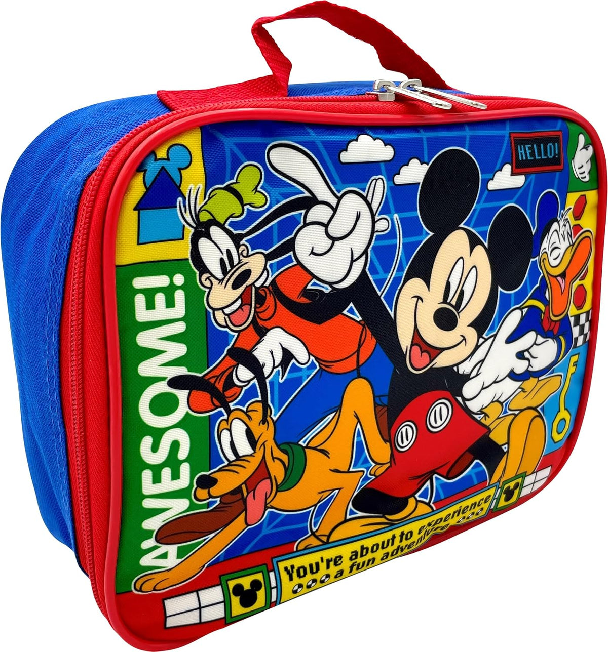 Disney\/Marvel - Lonchera térmica para niños con licencia (Mickey-B...