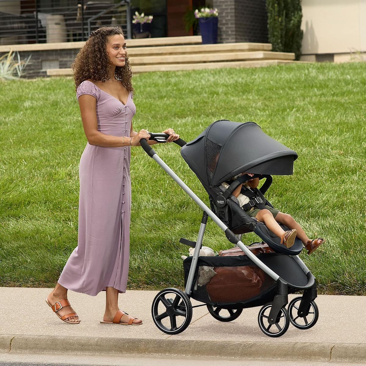 Britax Grove™ Cochecito Modular, Cochecito Ligero con Inserto CozyF...