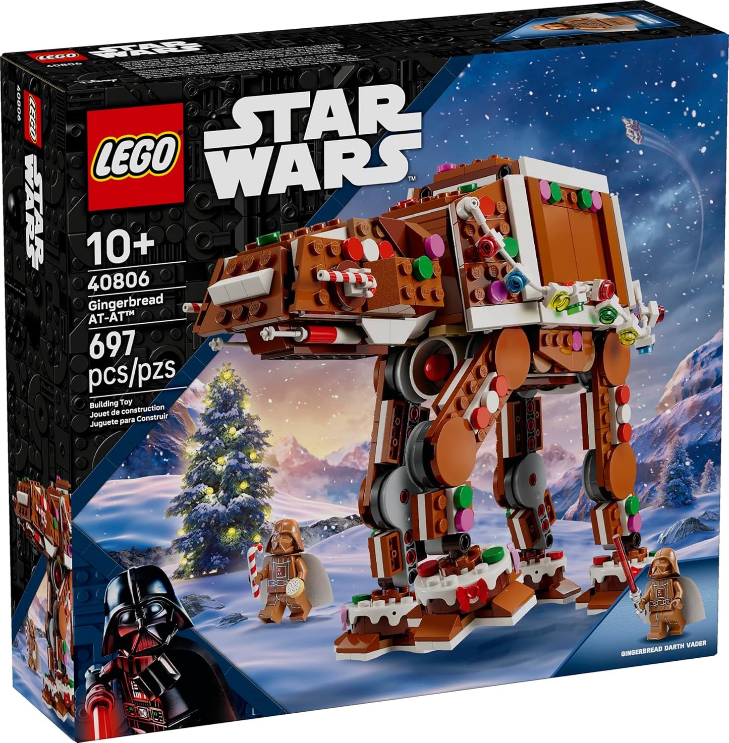 LEGO Star Wars Caminante AT-AT de Pan de Jengibre, Set de Construcc...