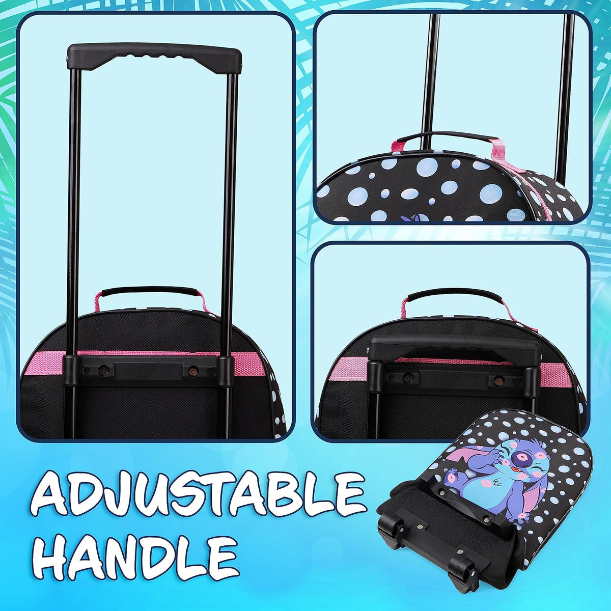 Disney Equipaje Rodante para Niños 40,6×27,9 cm, Maleta de Mano de...