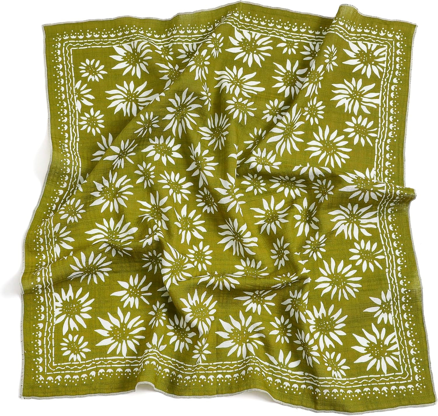 STARWHISPER Bandana multicolor de algodón de 22 x 22 pulgadas para...