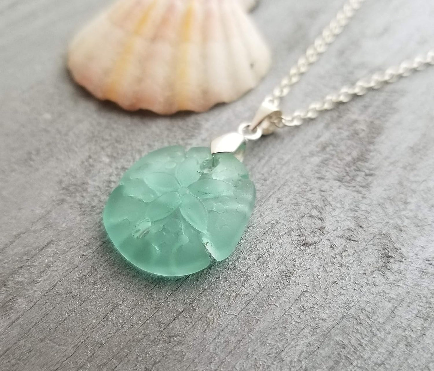 YInahawaii Hecho a mano en Hawái, joyería de cristal marino, collar...