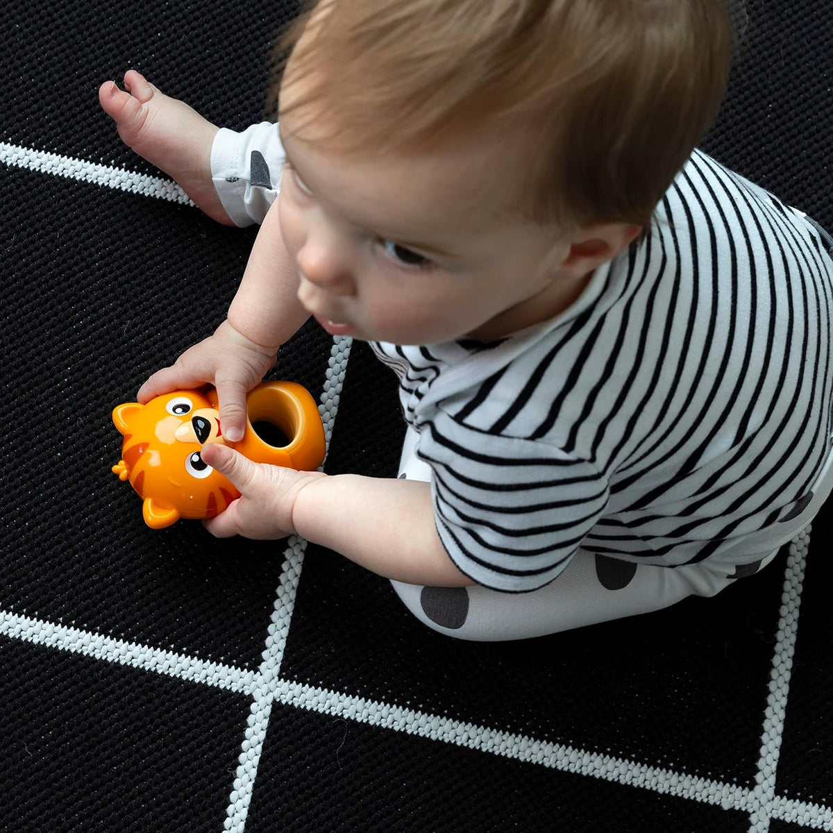 Baby Einstein Teethe &amp; Wobble Tinker - Juguete mordedor de tigr...