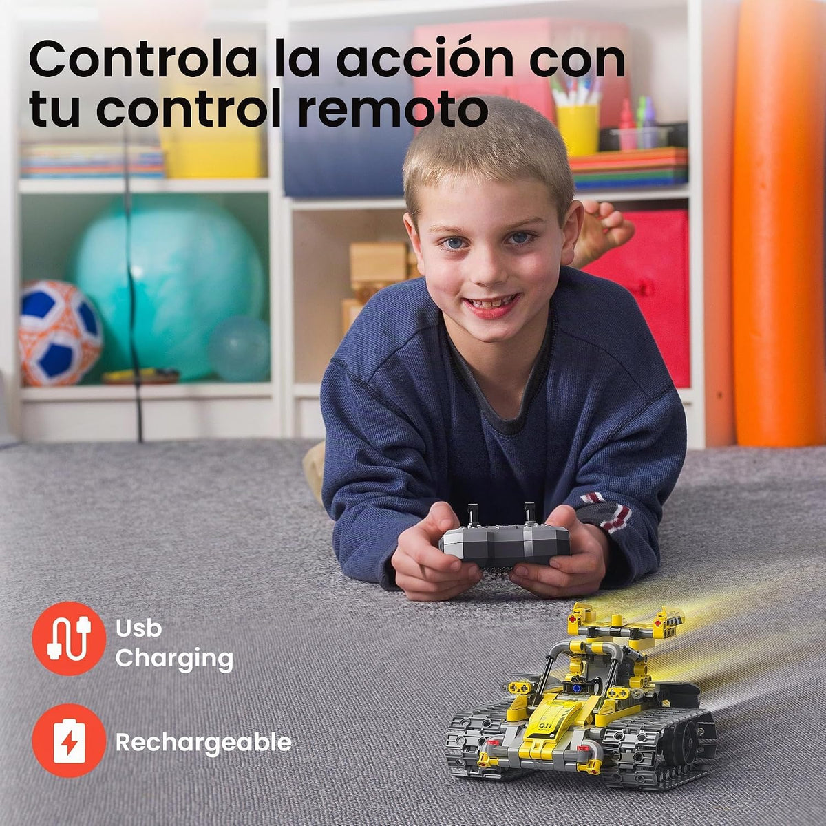 Mibido Kit de construcción de robot STEM de regalo para niños de 8...