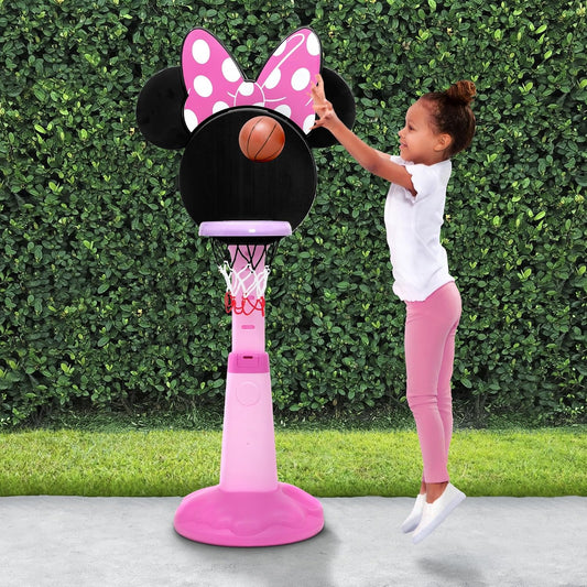 Minnie Mouse - Juego de baloncesto de plástico de Delta Children -...