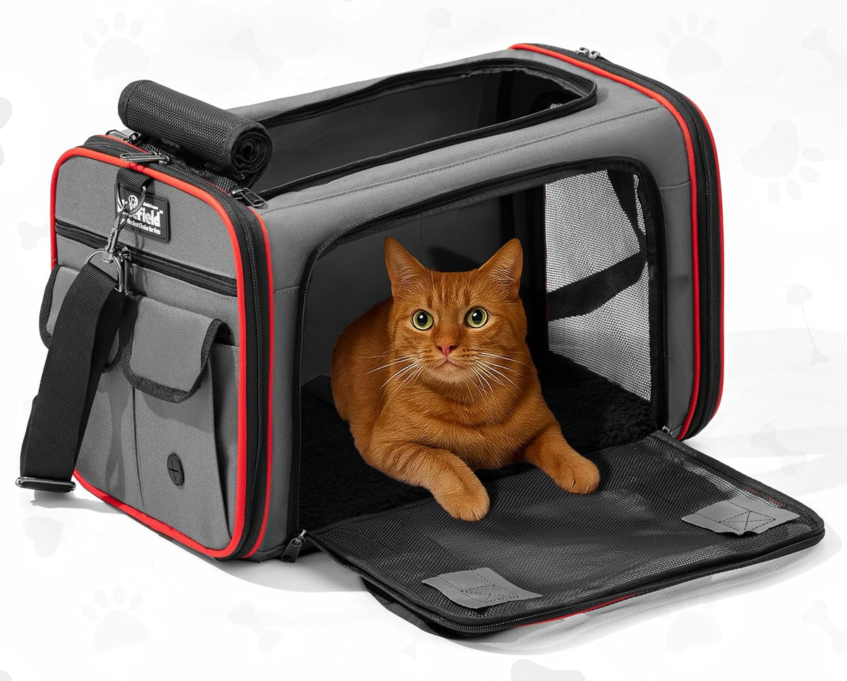 EliteField Transportador de mascotas de lados suaves (aprobado por...