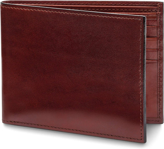 Bosca Cartera de 8 bolsillos para hombre en piel vieja - RFID, Marr...