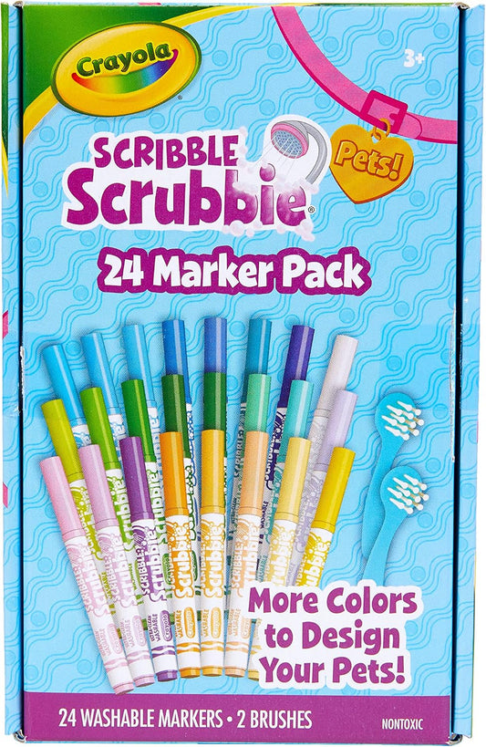 Crayola Scribble Scrubbie Pets - Juego de recambio y expansión de m...