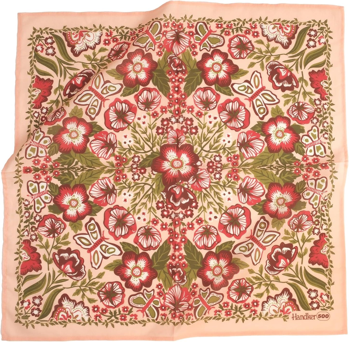 Handker Bandana de algodón prémium de 22 x 22 pulgadas para mujeres...