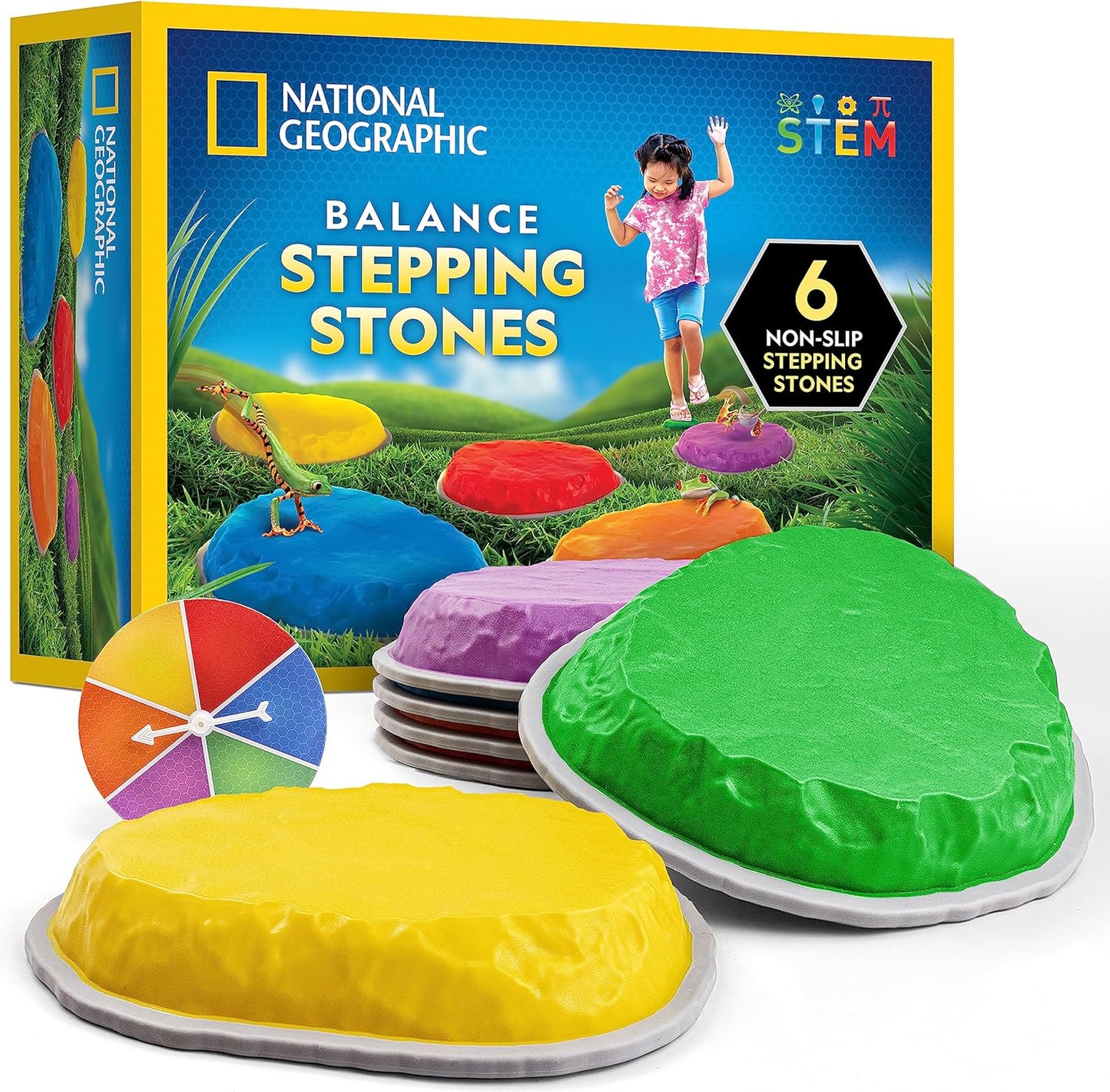 NATIONAL GEOGRAPHIC Piedras de Equilibrio para Niños \u2013 6 Piedr...
