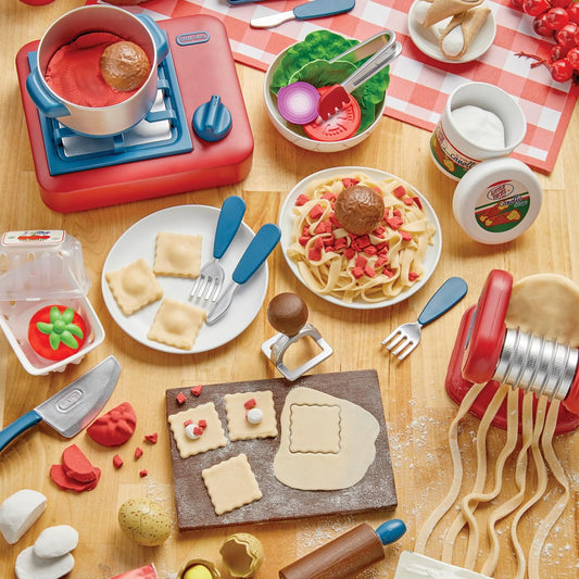 Little Tikes Creative Chefs - Kit de restaurante italiano con 33 ac...