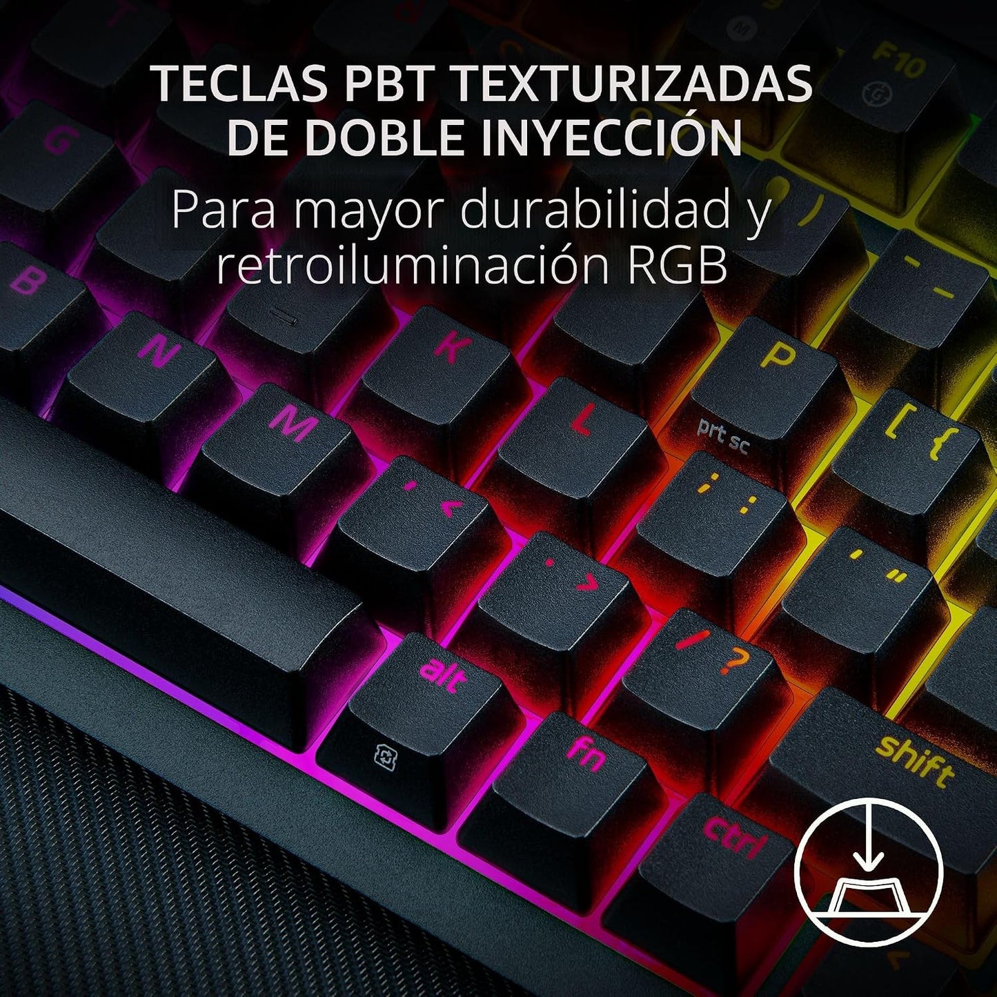 Razer Teclado inalámbrico BlackWidow V4 Pro 75% para juegos, interr...