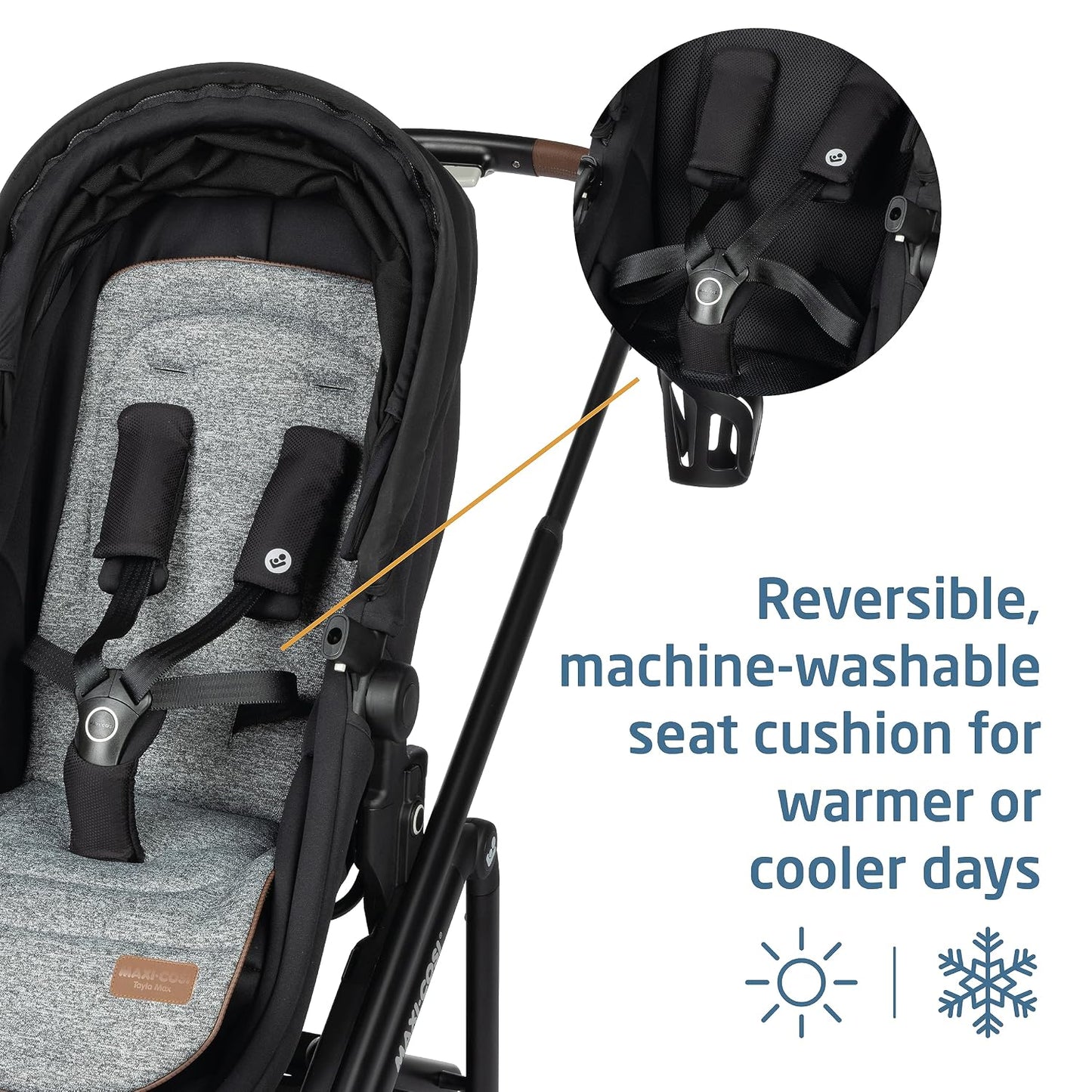Maxi-Cosi Tayla™ Max Sistema de Viaje, Cochecito de Bebé y Asiento...