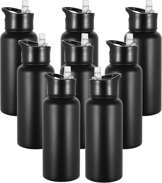 VEGOND Botella de agua aislada de 32 onzas, botellas de agua metáli...