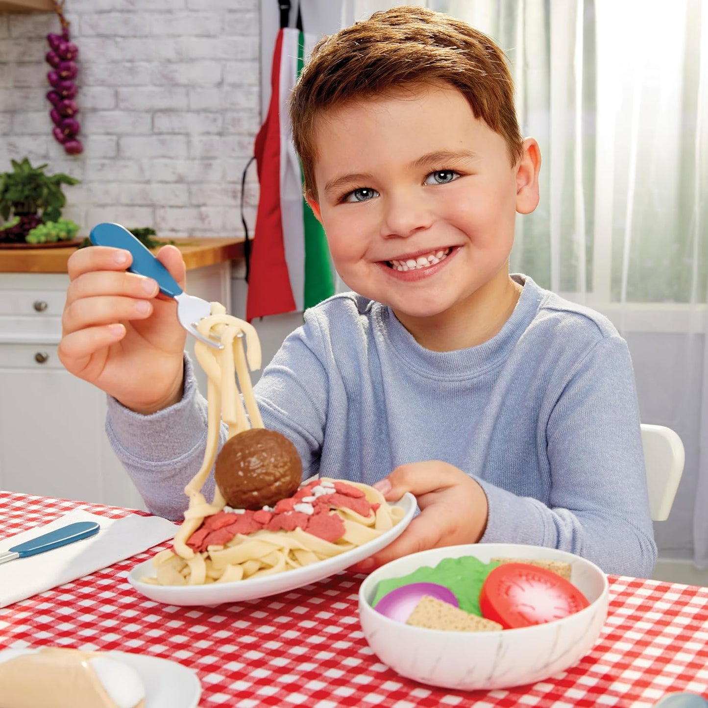 Little Tikes Creative Chefs - Kit de restaurante italiano con 33 ac...